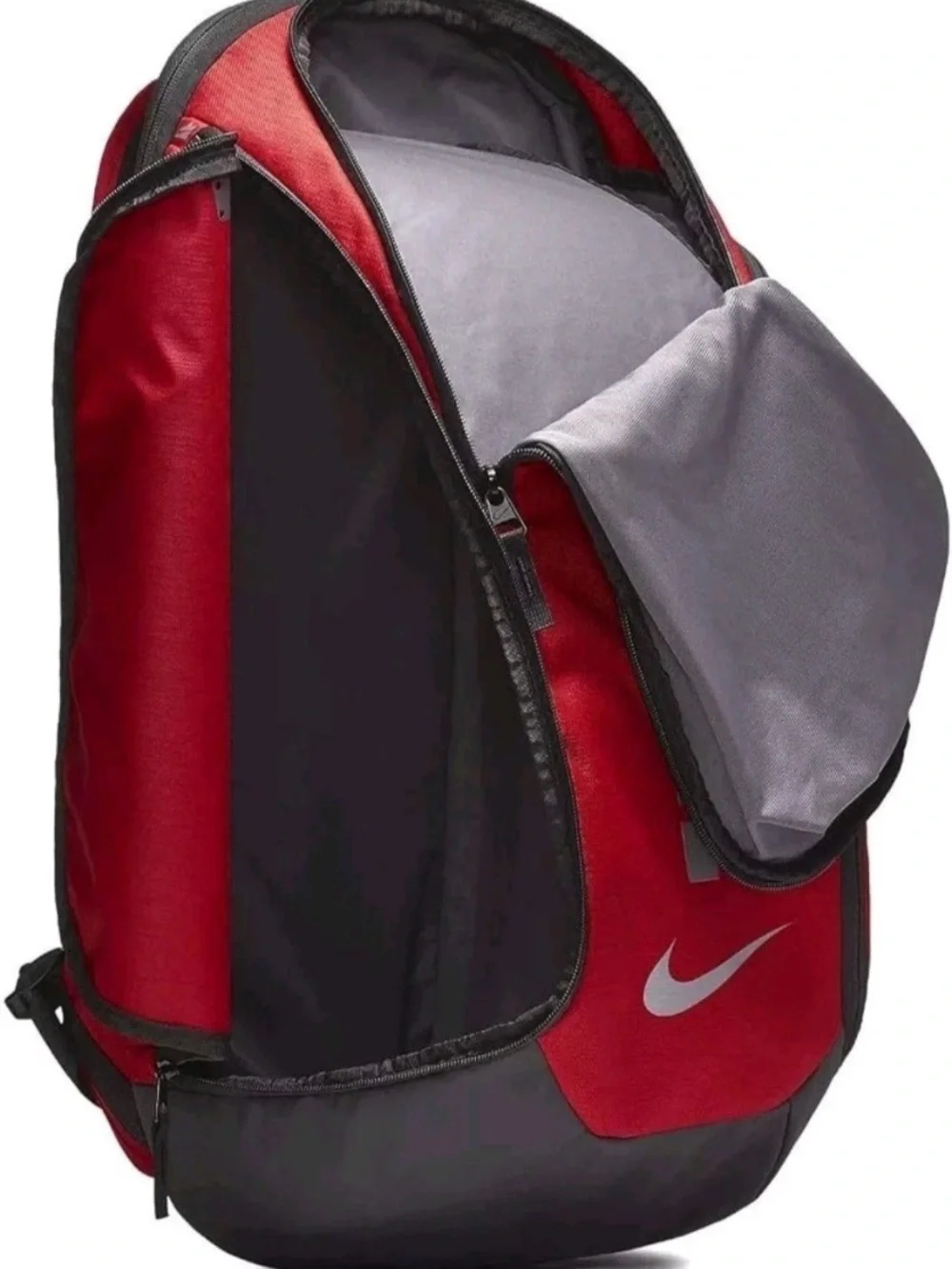 Nike Hoops Elite Pro Max Air Basketball Backpack Red Silver Black BA5554-657 New